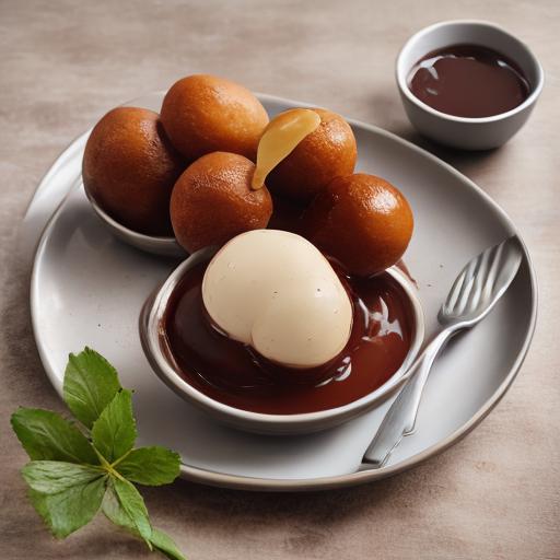 Gulab Jamun With Ice-cream