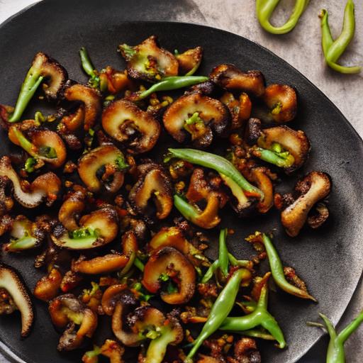 Mushroom Chilli Dry
